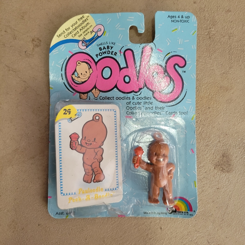 Vintage Oodles Baby Doll 1980s Cute Plastic PVC Miniature Babie still sealed